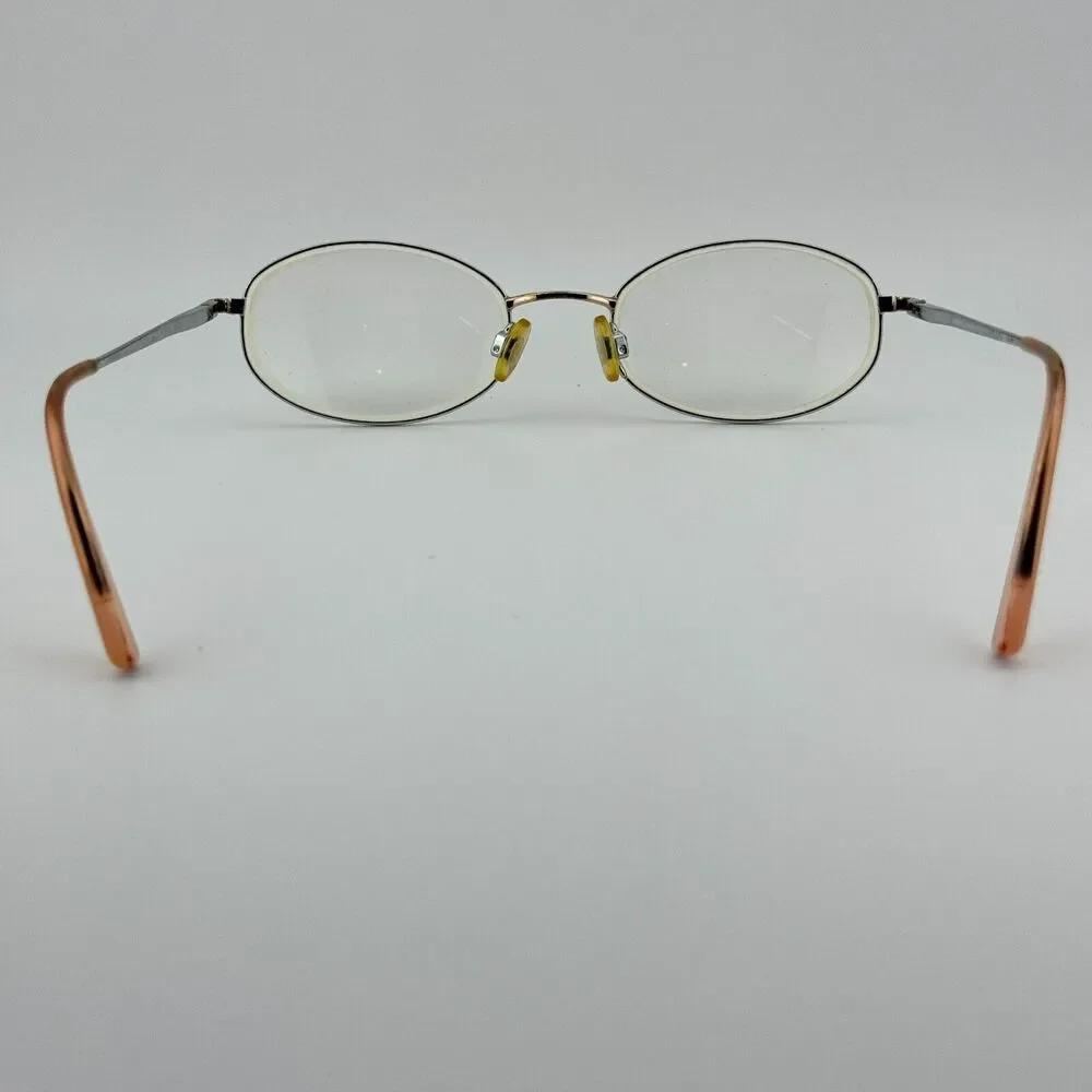 Anne Klein‎ Eyeglasses Frames 9032 K1216 Silver Gold Gray 50-19-135 H12209